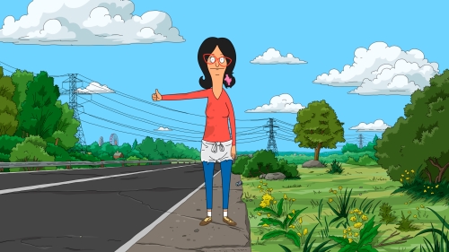 BOB'S BURGERS: Bob needs more time to plan Linda's birthday surprise and sends her out of the house in the all-new ÒEat, Spray, LindaÓ episode of BOBÕS BURGERS airing Sunday, May 3 (7:30-8:00 PM ET/PT) on FOX. BOB'S BURGERS ª and © 2015 TCFFC ALL RIGHTS RESERVED.