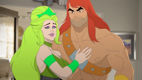 SON OF ZORN:  L-R:  Radiana (voiced by guest star Olivia Wilde) and Zorn (voiced by Jason Sudeikis) in the "My Radioactive Ex-Girlfriend" episode of SON OF ZORN airing Sunday, Jan. 8 (8:30-9:00 PM ET/PT) on FOX.  ©2016 Fox Broadcasting Co.  Cr:  FOX