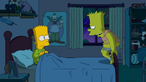 THE SIMPSONS: - When Bart betrays Lisa, he has to deal with his Guilt—literally. Meanwhile, Springfield is in awe when it is revealed that Homer is a chess savant, on the all-new “The Cad and the Hat” episode airing Sunday, Feb. 19, (8:00-8:30 PM ET/PT). THE SIMPSONS ™ and © 2016 TCFFC ALL RIGHTS RESERVED. THE SIMPSONS ™ and © 2016 TCFFC ALL RIGHTS RESERVED. CR: FOX.
